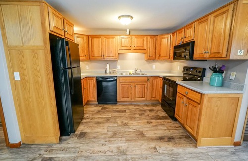 Warrior's Mark House | Rapids Retreat Home: On River, Hot Tub, Dog Friendly