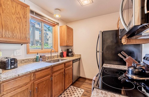 Steamboat Springs Condo | Remodeled & Immaculate! Walk to Resort & Steps to FreeBus+Pool-HotTub-Grill-W/D in Unit-Fireplace