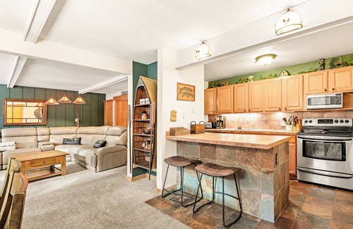 Peak 9 Condo | Riverside Condo, Cozy, Quiet, Walk to Town/Lifts