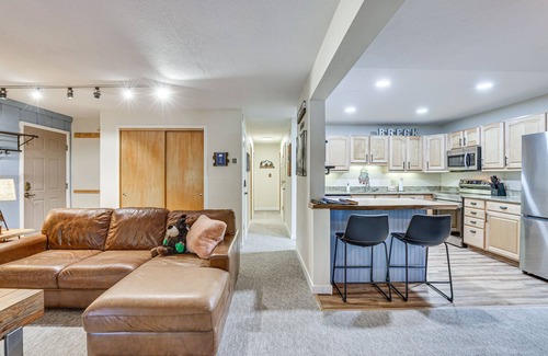 Peak 9 Condo | 'SnowDogs' Breck Condo w/Fireplace: Walk to Lifts