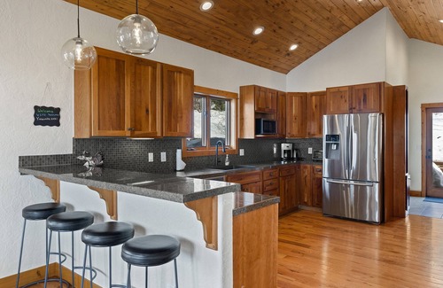 Steamboat Springs House | Spacious Home with fenced backyard oasis and private hot tub
