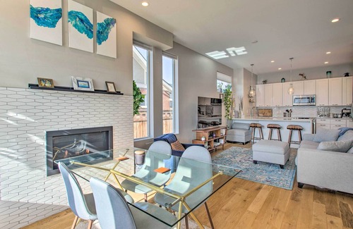 Baker House | Townhome with Rooftop Deck: Mtn & City Views!