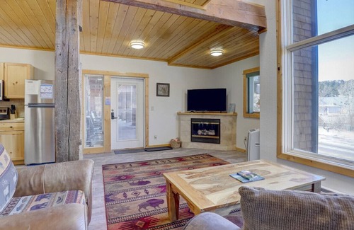 Estes Park Condo | Unit 1 · Walk to Downtown from this Riverside Condo (#1)