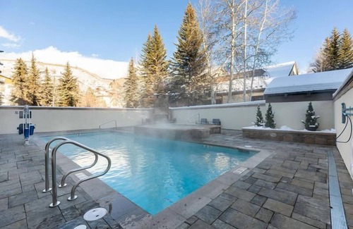 Vail Condo | # Villa Cortina Vail Village, Walk To Lifts, Outdoor Heated Pool