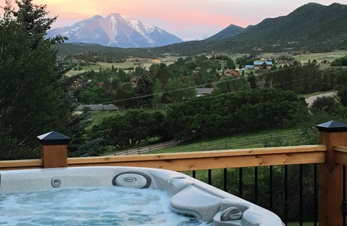 Glenwood Springs House | 10/10 Rated Luxury Retreat! Mt. Sopris Views, Hot Tub & Pac-Man Fun!