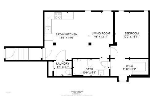 Alamo Placita House | 74 m² House ∙ 1 bedroom ∙ 4 guests