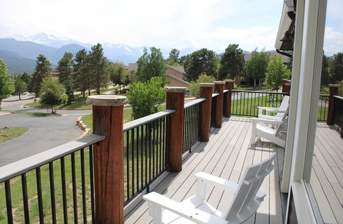 Stanley Hills Condo | A beautiful mountain getaway with hot tub, large deck, and mountain/lake views!