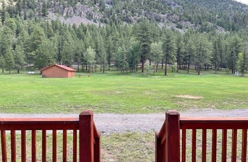 Alamosa Cabin | AIYM Camp Riverfront Duplex Cabin, Alamosa Canyon!