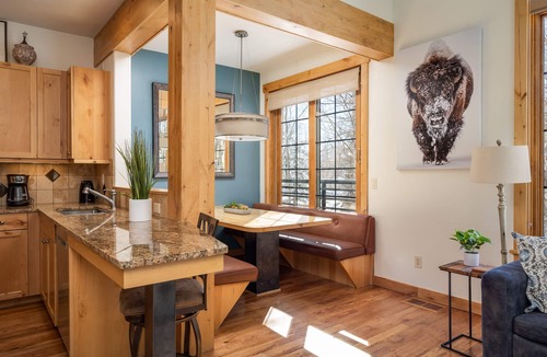 Downtown Steamboat Springs House | Alpen Glow Row House 6 | Pet Friendly | Air Conditioning