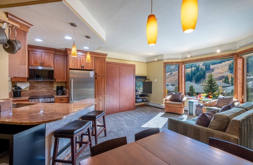 Copper Mountain Village Condo | Amazing Views, free wifi, free parking. Telemark Lodge studio with style