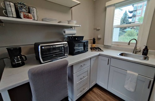 Olde Town Arvada Apartment | ❈ Arvada Farmhouse Mini Studio ❈ 85 WALK SCORE ❈