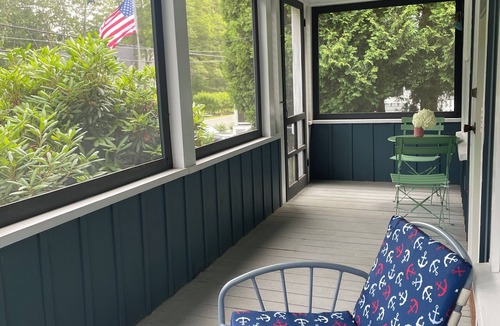 Ogunquit Cottage | Beach garden cottage with AC in charming Ogunquit