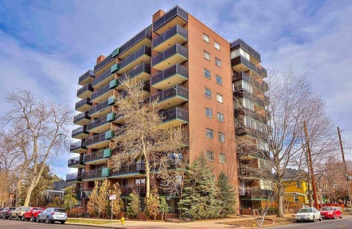 Cheesman Park Condo | Beautiful bedroom with private bathroom in the heart of Denver