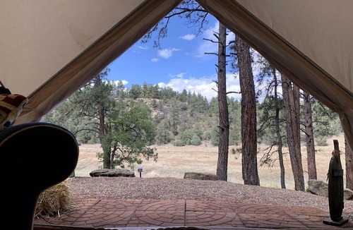 Boncarbo RV Rental | Bell Tent for Four for Dreamy Glamping Escapes in Colorado