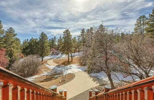 Timber Ridge Ranch House | Big, Beautiful Log Home with Mountain Views + Hot Tub!