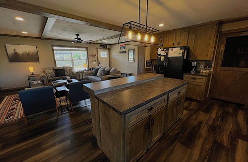 Marvel House | Brand New Home Overlooking River w/Hot Tub, AC, Large Deck w/Seating
