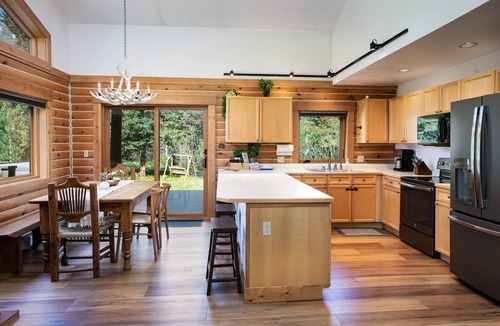Blue River House | Cabin On The Blue Home: On River, Hot Tub, Views
