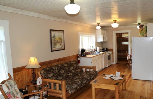 Clark Cabin | Caron House - A Well-Equipped Square Log Cabin!