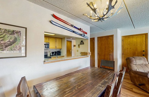 Copper Mountain Village Apartment | Center Village Studio w/Sun Room, Kitchen, & Shared Hot Tub - Walk to Lift