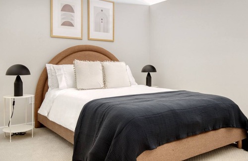 Transit Village Apartment | Charming Boulder 1BR w/ Pool, W/D & Spa, nr Google Campus, by Blueground