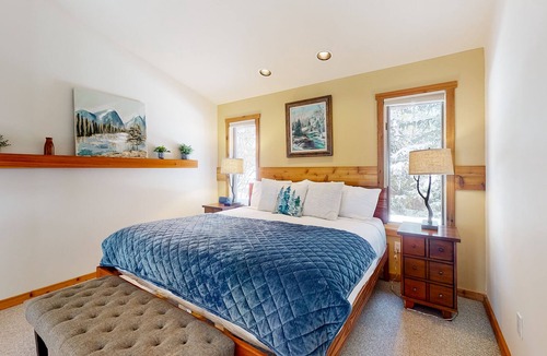 Twin Creek Village House | Charming dog-friendly mountain home with hot tub, golf nearby, & enclosed yard