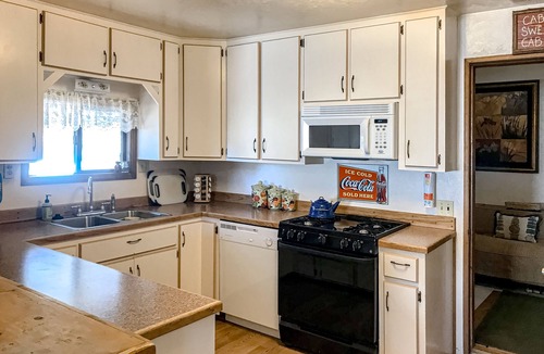 Alpine Village Cabin | Charming dog-friendly mountain getaway w/hot tub, fireplace, W/D, & great views