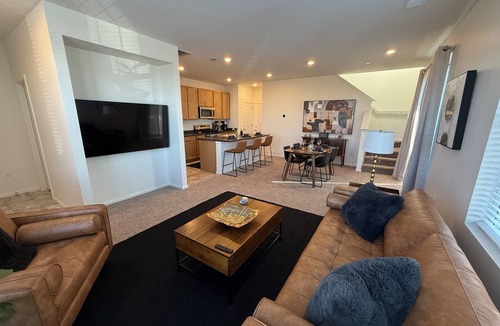 Commerce City House | Charming, fully furnished townhome near Denver with 3 BR and 2.5 baths + loft.