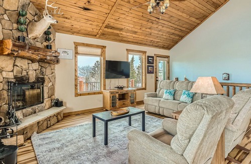 Warm Springs House | Charming mountain cabin in Fairplay w/ private hot tub and epic views