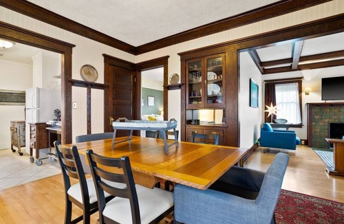 South Perry District House | Charming Perry District home—3BR/2BA for 7, fenced yard + Peloton.