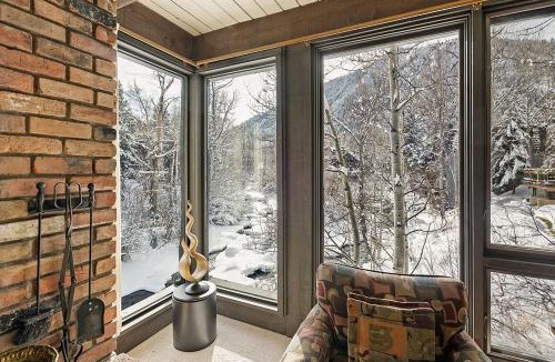 Aspen House | Chateau Roaring Fork Unit 29, Sunny, Corner Condo with River Views