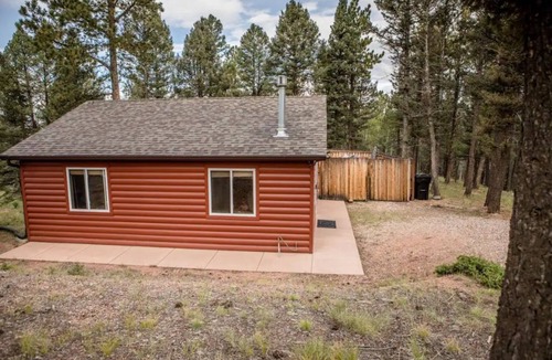 Florissant Cabin | Cheerful 1-bedroom cabin with hot tub
