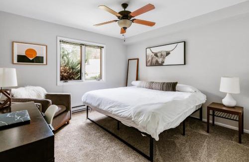 Steamboat Springs House | Chic Condo - King Bed - Patio, Hot Tub, Free Bus
