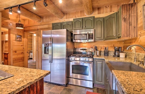 Warm Springs Cabin | Chic Fairplay Cabin with Deck & Mountain Views!