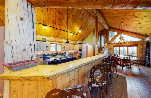 Summit Cove House | Classic Log Cabin w/Private Hot Tub, Sauna, & Billiards Room - Skiing Nearby