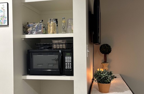 Loveland Apartment | CLEAN & PRIVATE studio w/kitchenette, free parking, central location, pets ok