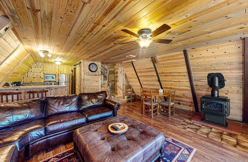 Ponderosa Pines House | Comfy Cabin w/Mountain Views/Free WiFi/Firepit/Washer/Dryer - Near Wolf Creek