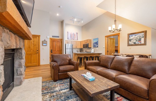 River Run Condo | Condo in River Run with Courtyard & Mountain Views from Private Balcony!