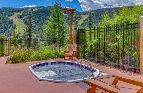 Mountain House Condo | Corner condo with hot tub & private washer/dryer - steps from the slopes