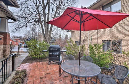 Old Town Apartment | Cozy Fort Collins Garden Apt in Historic Old Town!