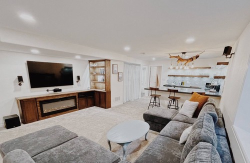Northeast Park Hill House | Cozy, Modern Living Space w/ Fireplace and Kitchen
