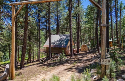 Vallecito House | Cute Cabin in the pines 3 minutes from lake a walk to the river and beautiful drive to Durango