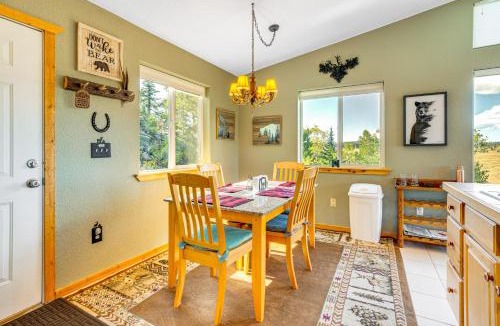 Indian Mountain House | Deck and Views Pet-Friendly Cabin in Jefferson!