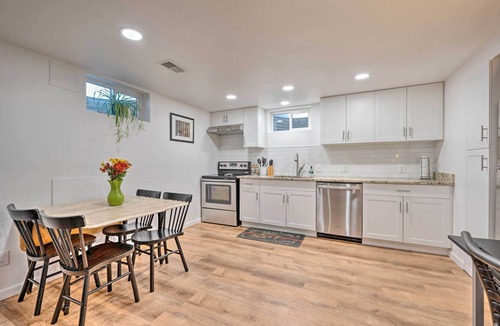 Club Crest House | Denver Area Duplex w/Patio: Walk to Park!