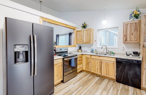 Cimarron Hills House | Dog-friendly home with sunset/mountain view & fireplace - near USAFA/Fort Carson