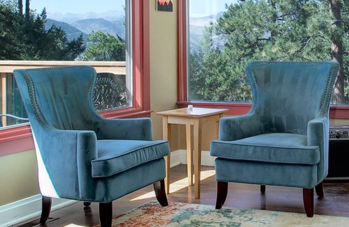 Golden House | Eclectic Mountain Home with Views and Amenities