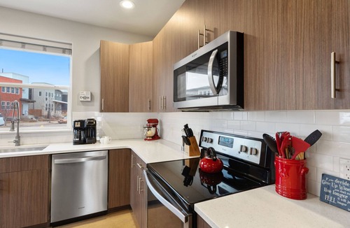 Old Town North Apartment | Elegant Oasis - Fireplaces, King Beds, Mtn Views!