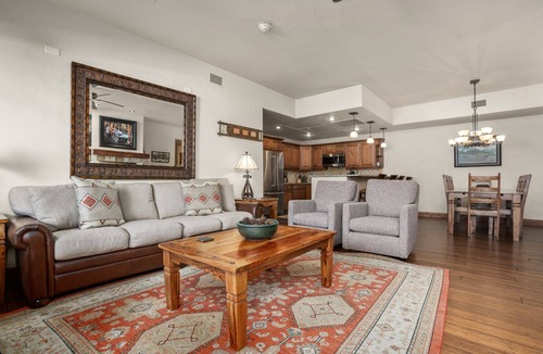 Steamboat Springs Condo | Emerald Lodge 5107 - Private Hot Tub, Outdoor Fireplace, Pools, A/C, Year Round Free Bus