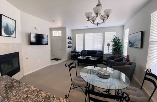 Aurora House | End-unit townhome with garage, patio, and office, near shopping and trails!