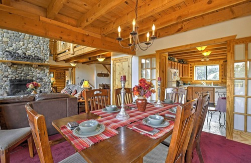 Alma Cabin | Expansive Alma Cabin w/Hot Tub & Mountain Views!