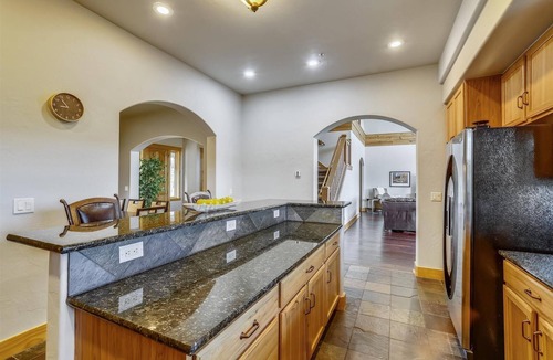 Baldy Mountain House | Experience stunning mountain views and a game room at Swift Getaway!